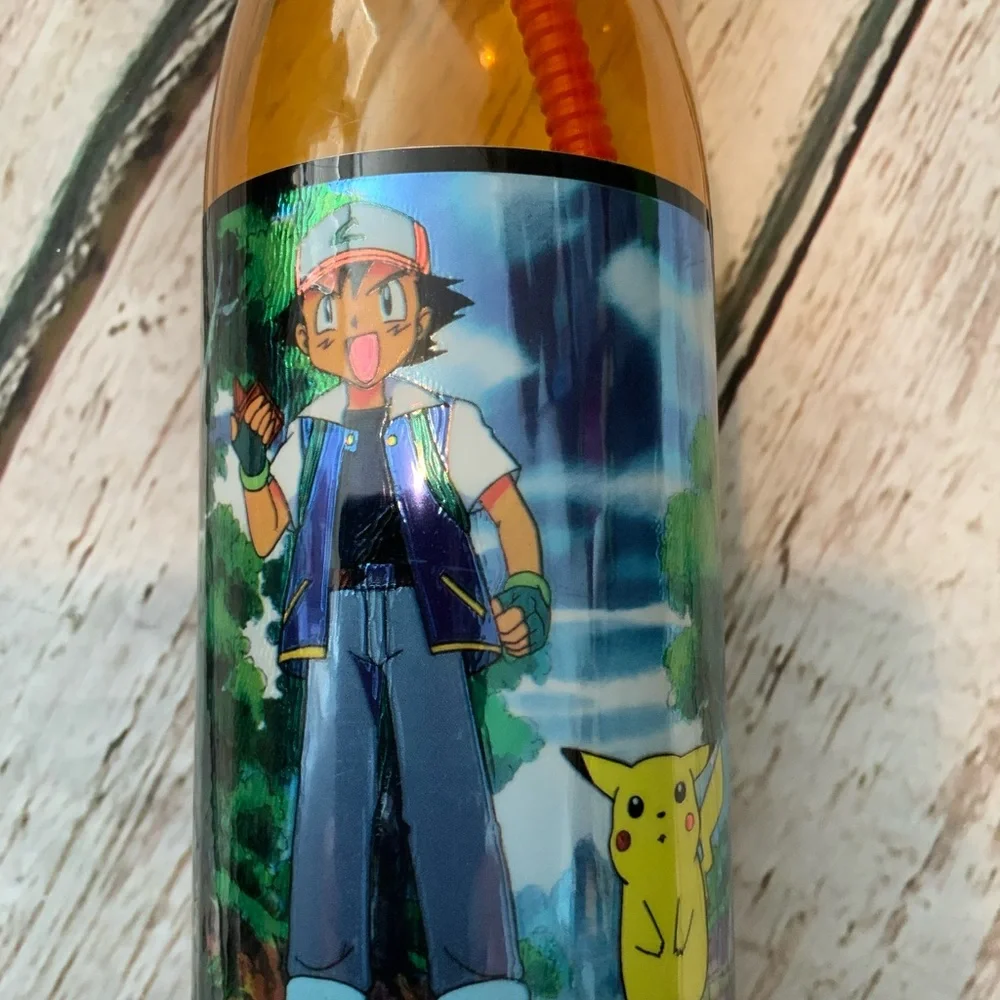 Pokémon Nintendo Water Bottle Straw‎ Vintage